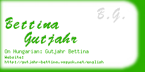 bettina gutjahr business card